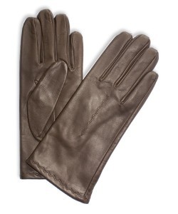 DL-61: Rękawiczki ze skóry jagnięcej licowej, maszynowo szyte