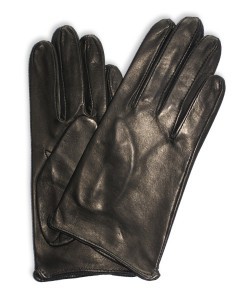 DL-58: Rękawiczki ze skóry jagnięcej licowej, maszynowo szyte