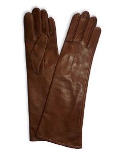 DL-56: Rękawiczki ze skóry jagnięcej licowej, maszynowo szyte