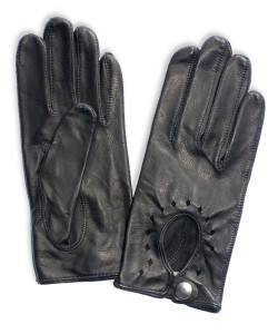 RS-22: Rękawiczki damskie ze skóry jagnięcej licowej, maszynowo szyte